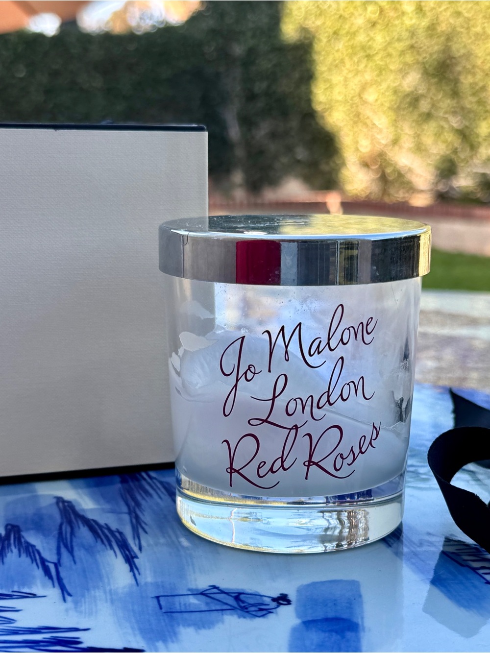 Jo Malone London Red Roses Special Edition Home Candle ~EMPTY JAR~